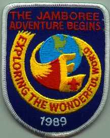 1989 National Scout Jamboree Explorer emblem