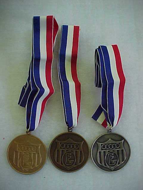 Explorer Olympics medals, gold-bronze-silver